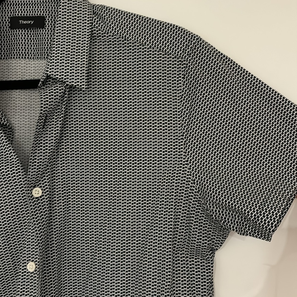 Theory Size M Navy Colored Pattern - image 3